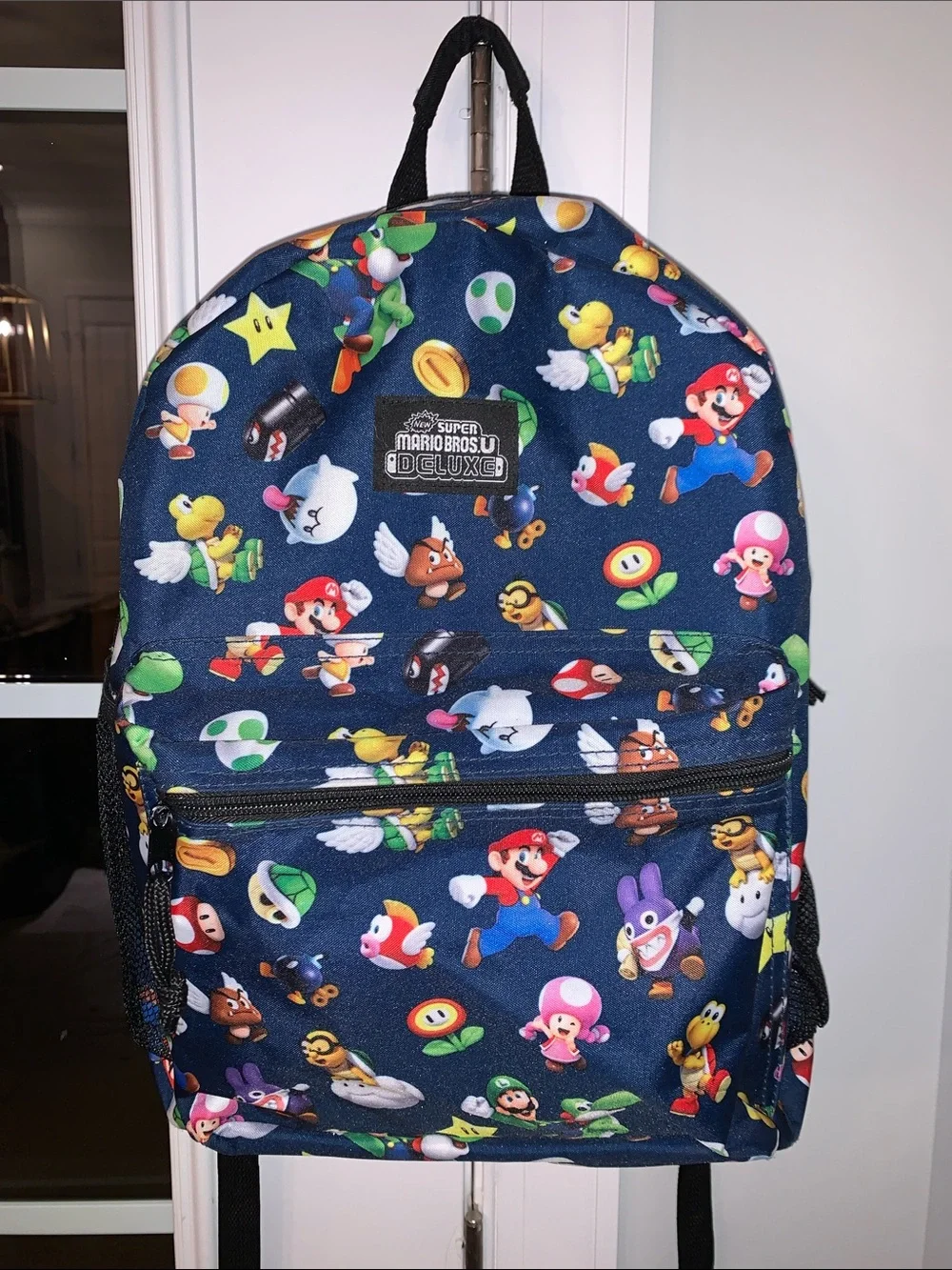 Super Mario Brothers deluxe backpack book bag new without tags